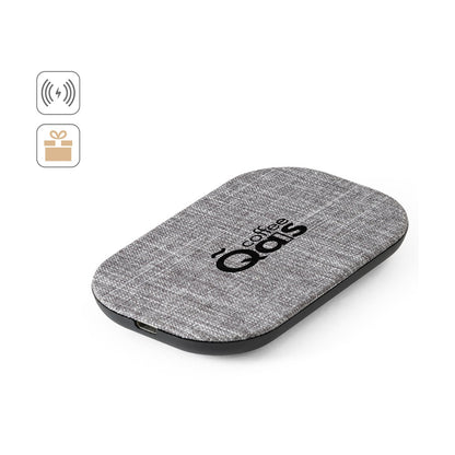 RENEWAL CHARGER promotional power bank (complete set view) with custom logo branding