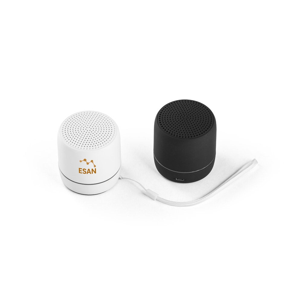 TURING promotional speaker with custom logo branding