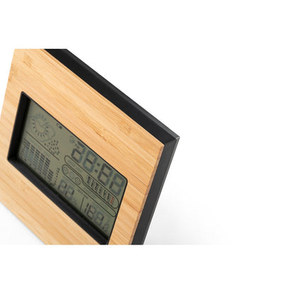 BROMLEY promotional tech gadget in black (detail view) with custom logo branding