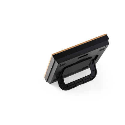 BROMLEY promotional tech gadget in black (detail view) with custom logo branding