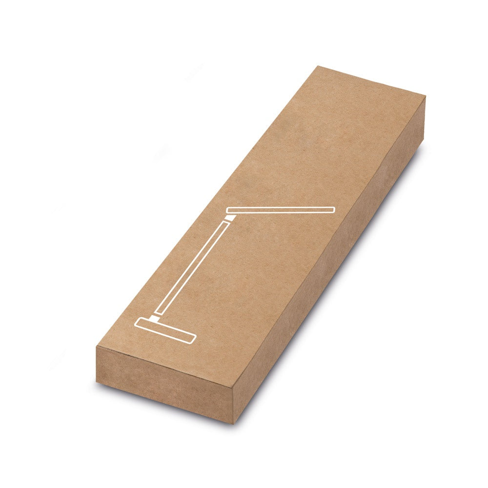 MOREY promotional desk accessory in natural (gift box packaging) with custom logo branding