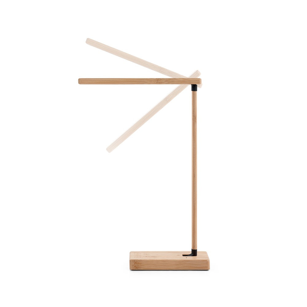 MOREY promotional desk accessory in natural (detail view) with custom logo branding