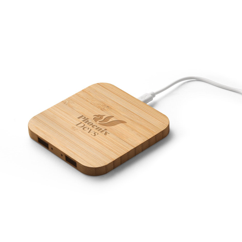 DALTON promotional power bank in natural with custom logo branding