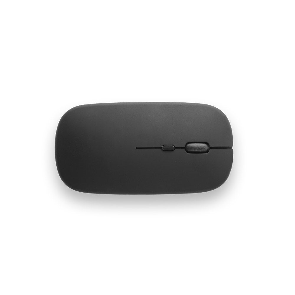KHAN promotional tech gadget in black (detail view) with custom logo branding