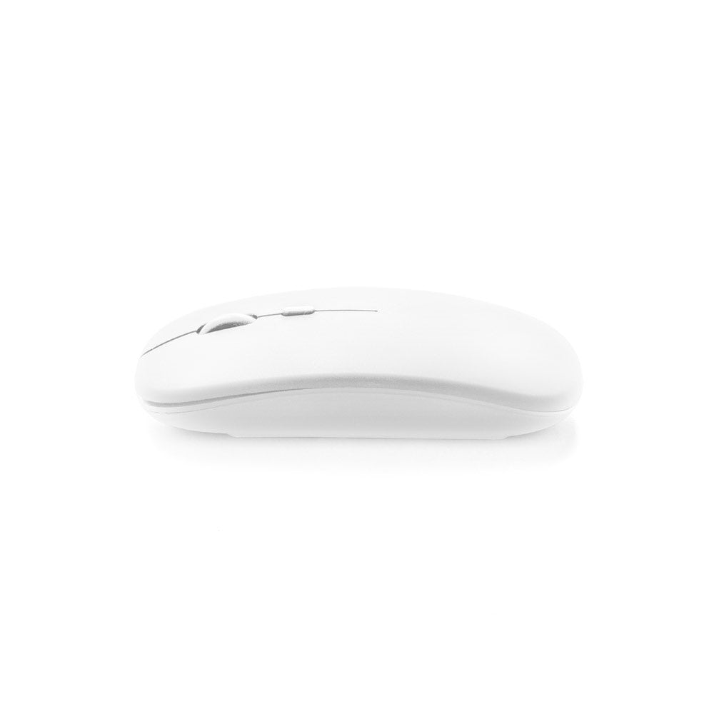KHAN promotional tech gadget in white (detail view) with custom logo branding
