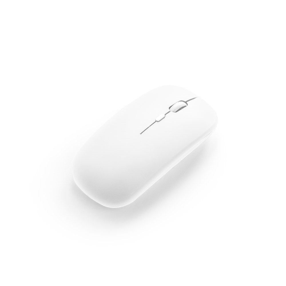 KHAN promotional tech gadget in white (detail view) with custom logo branding