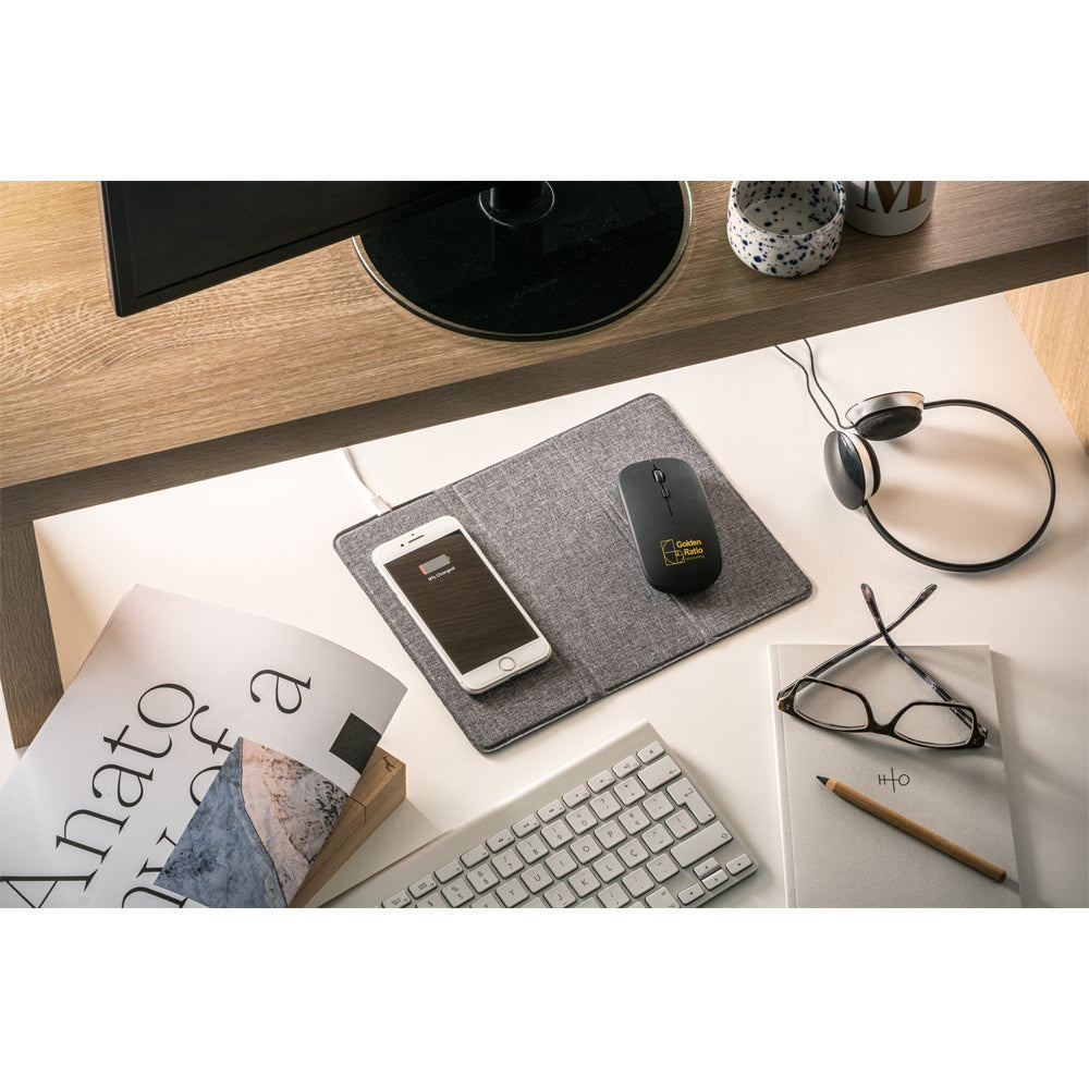 KHAN promotional tech gadget with custom logo branding
