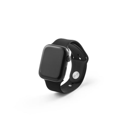 WILES promotional smart watch in black with custom logo branding