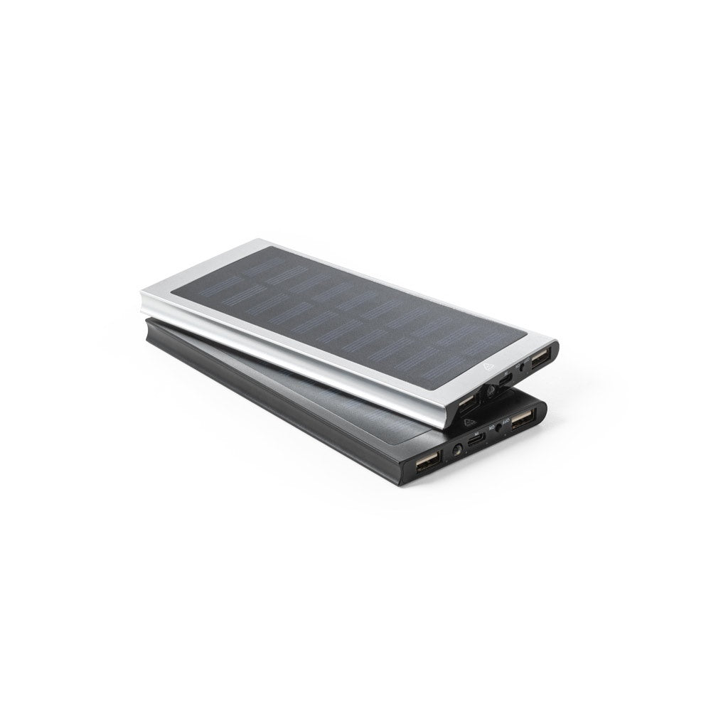 CLERK promotional power bank with custom logo branding