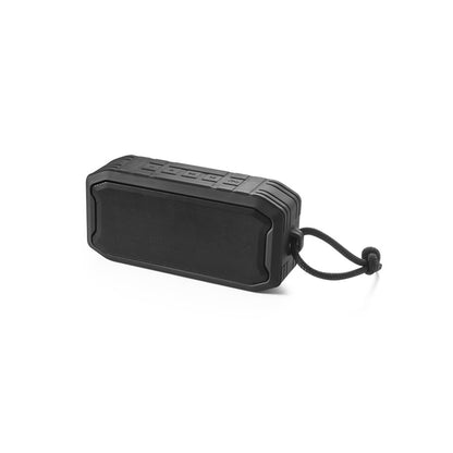 SHEERAN promotional speaker in black with custom logo branding