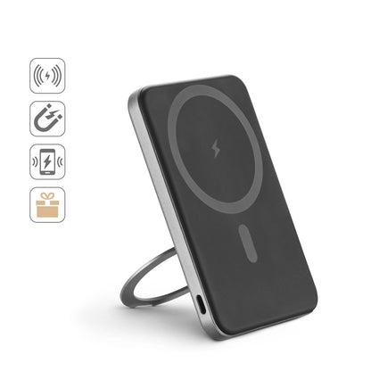 WARSHEL 5 promotional power bank (complete set view) with custom logo branding