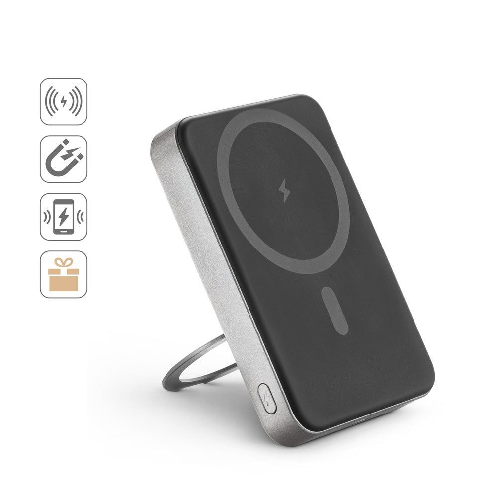 WARSHEL 10 promotional power bank (complete set view) with custom logo branding