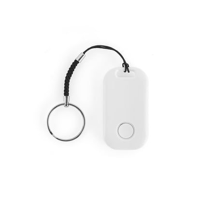DAMY promotional tech gadget in white (detail view) with custom logo branding