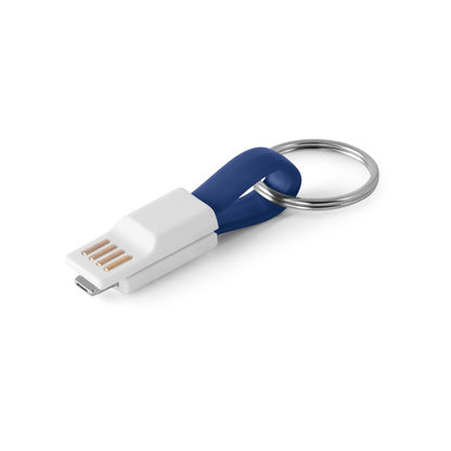 RIEMANN promotional power bank in royal blue with custom logo branding