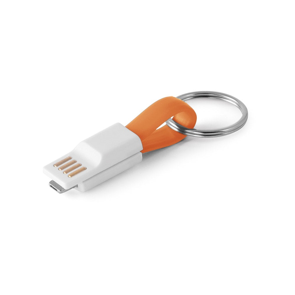 RIEMANN promotional power bank in orange with custom logo branding