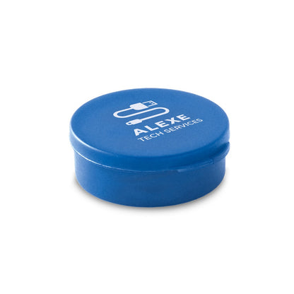 EMMY promotional power bank in royal blue with custom logo branding