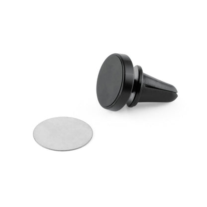 PLANCK promotional tech gadget in black (detail view) with custom logo branding