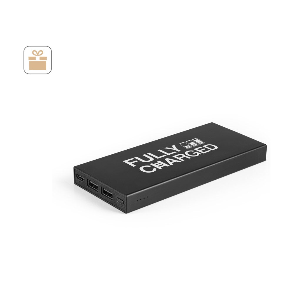 DOROTHY 10 promotional power bank (complete set view) with custom logo branding