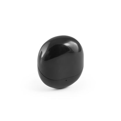 BURTON promotional headphones in black with custom logo branding