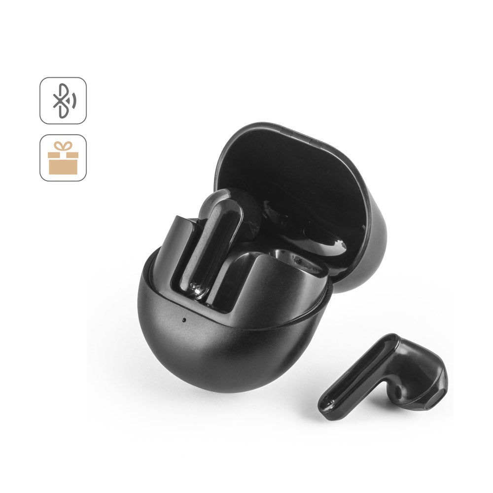 BURTON promotional headphones (complete set view) with custom logo branding