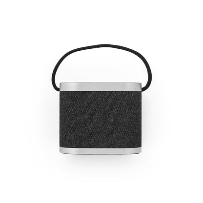 GUETTA promotional speaker in dark grey (detail view) with custom logo branding