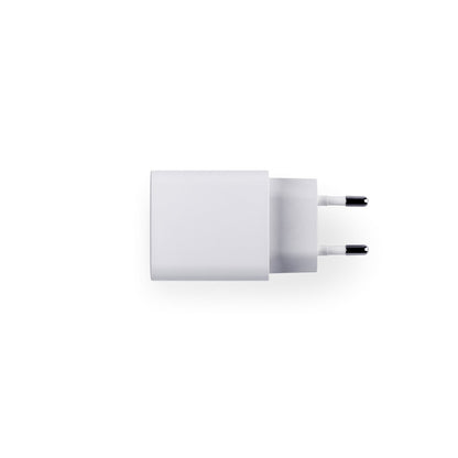 WEGENER promotional tech gadget in white (detail view) with custom logo branding