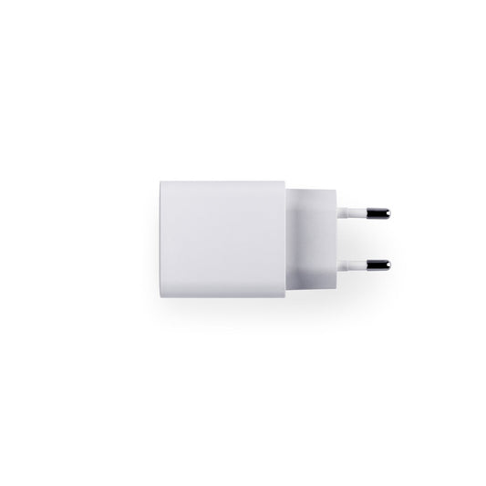 WEGENER promotional tech gadget in white (detail view) with custom logo branding