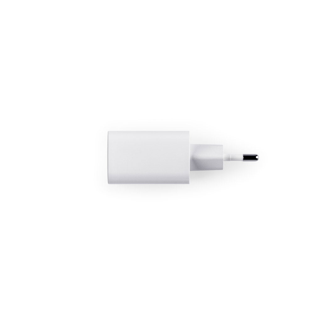 WEGENER promotional tech gadget in white (detail view) with custom logo branding