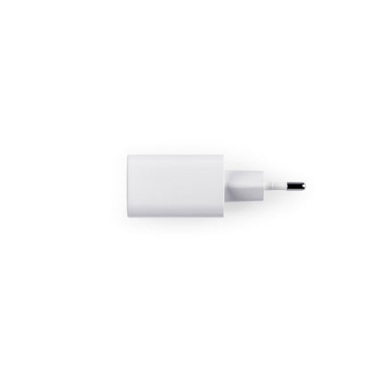 WEGENER promotional tech gadget in white (detail view) with custom logo branding