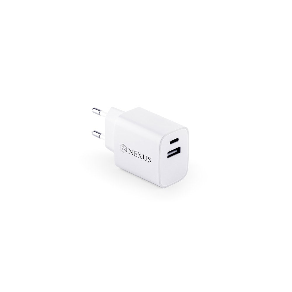 WEGENER promotional tech gadget in white with custom logo branding