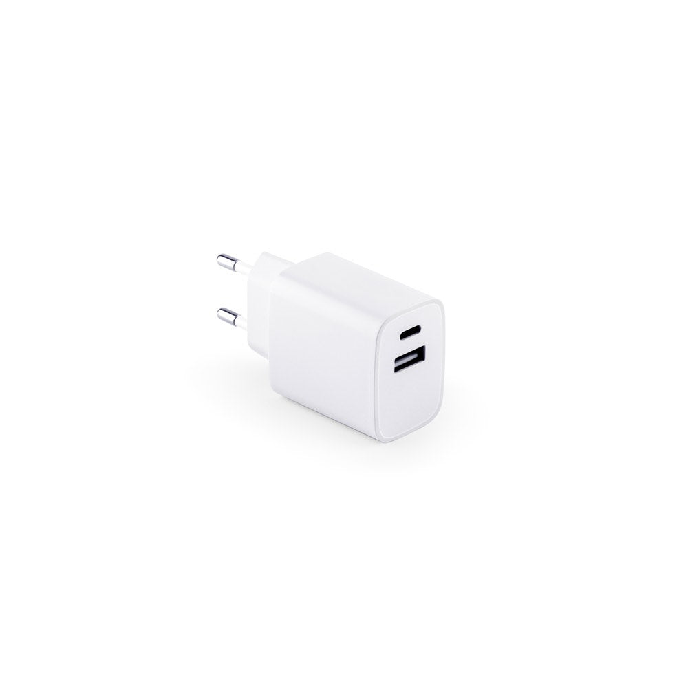 WEGENER promotional tech gadget in white with custom logo branding