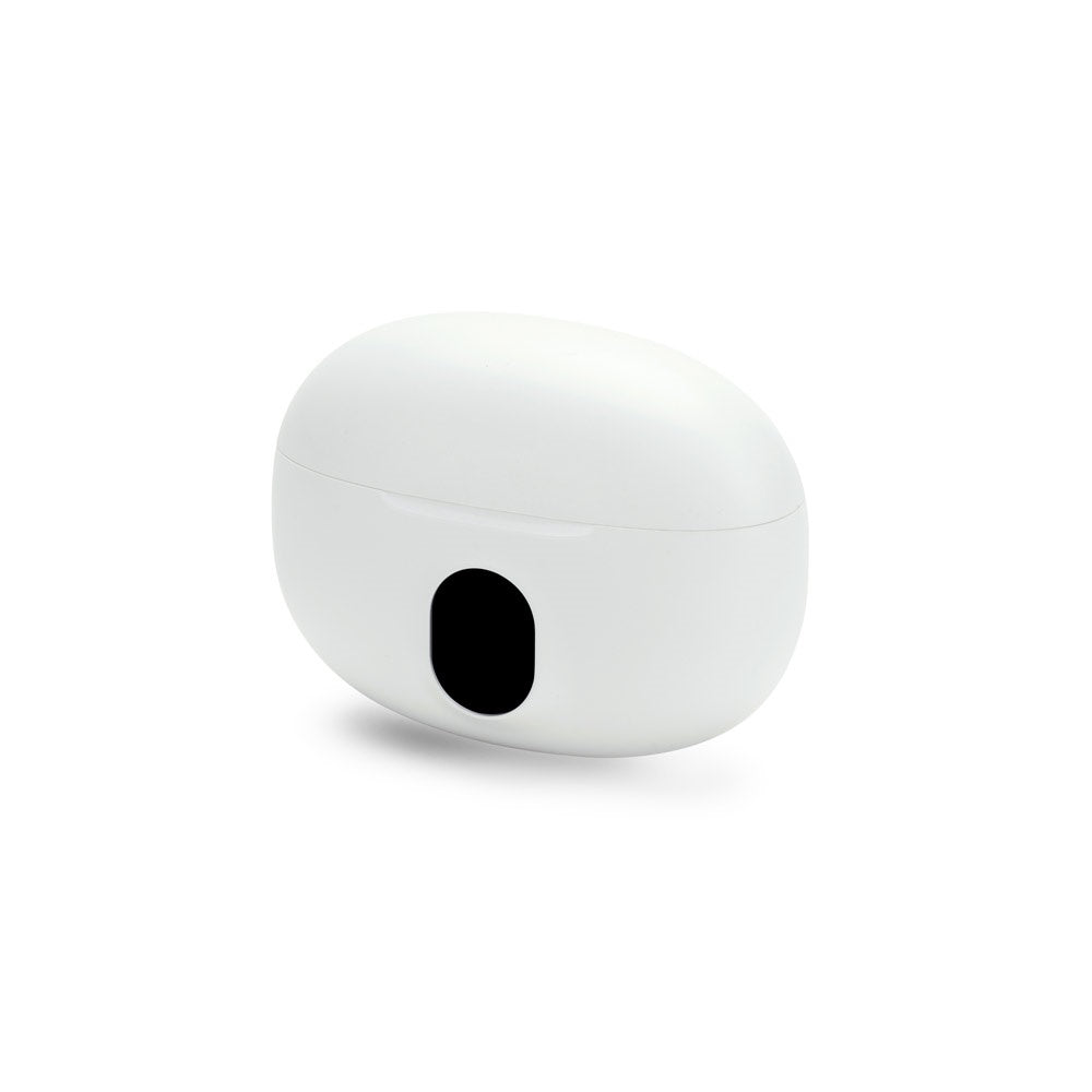 CAETANO promotional headphones in white with custom logo branding
