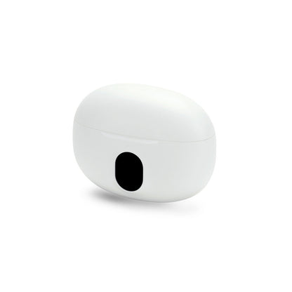 CAETANO promotional headphones in white with custom logo branding