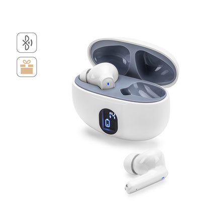 CAETANO promotional headphones (complete set view) with custom logo branding