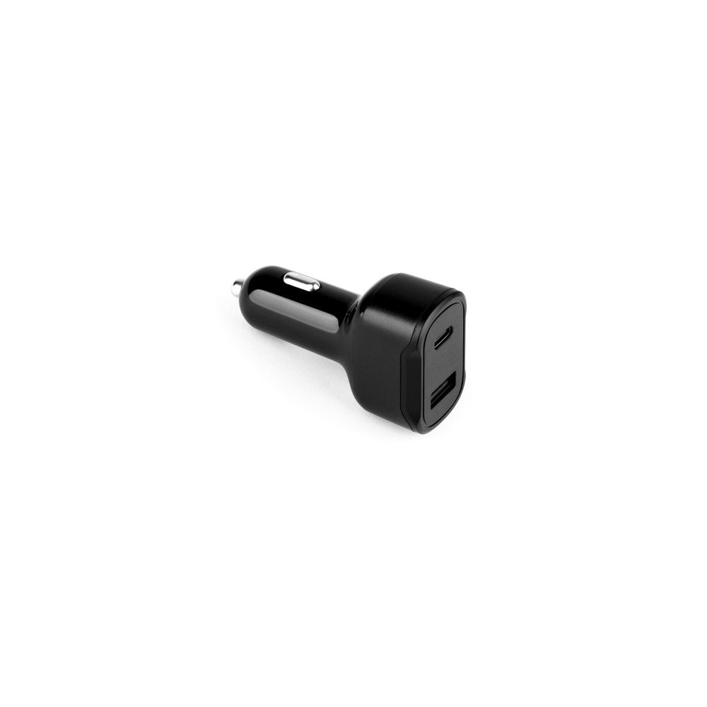 DIRAC promotional travel accessory in black with custom logo branding