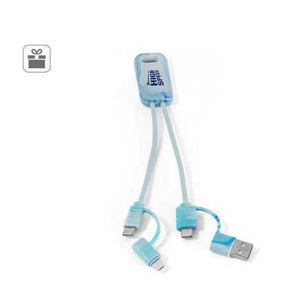 BERNERS promotional tech gadget (complete set view) with custom logo branding