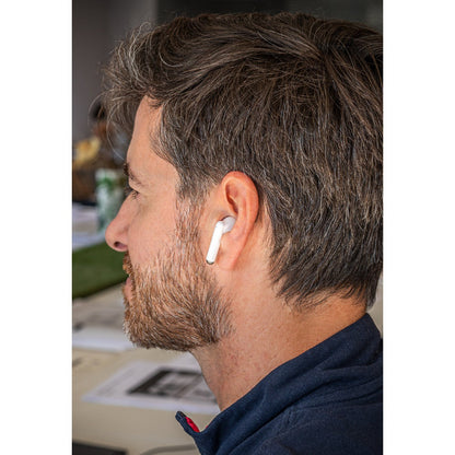 COBAIN promotional headphones with custom logo branding