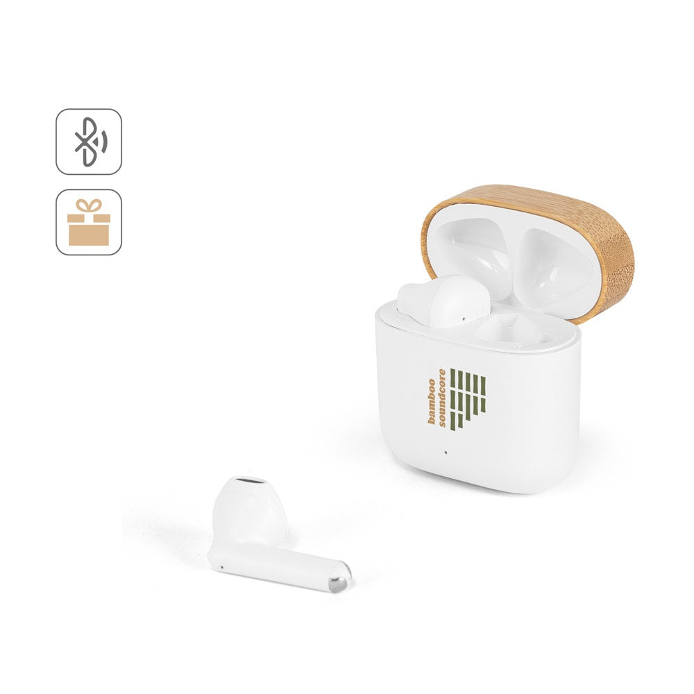 COBAIN promotional headphones (complete set view) with custom logo branding