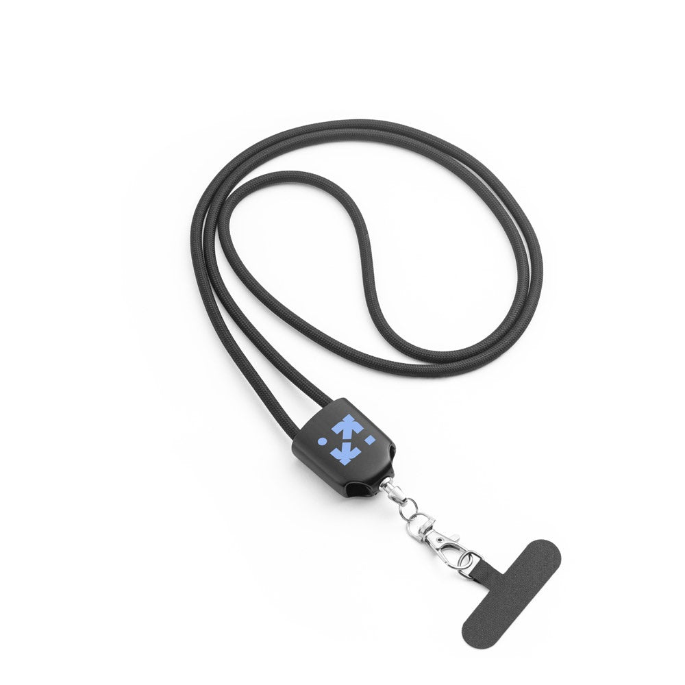 ZEWAIL promotional lanyard (complete set view) with custom logo branding