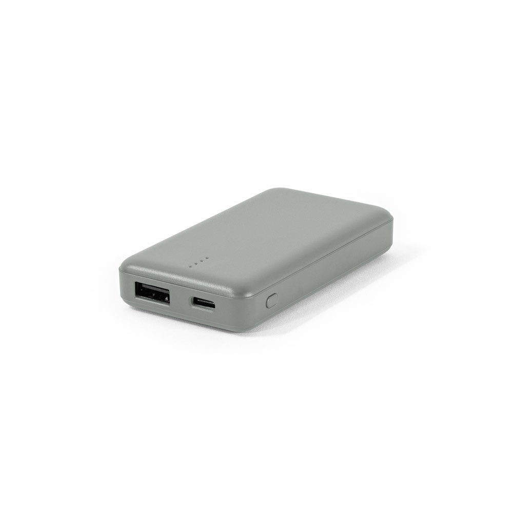 SHERYL promotional power bank in grey with custom logo branding