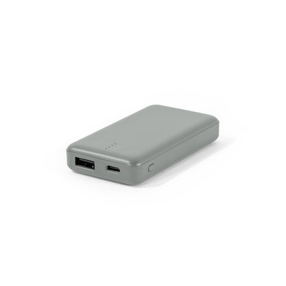 SHERYL promotional power bank in grey with custom logo branding