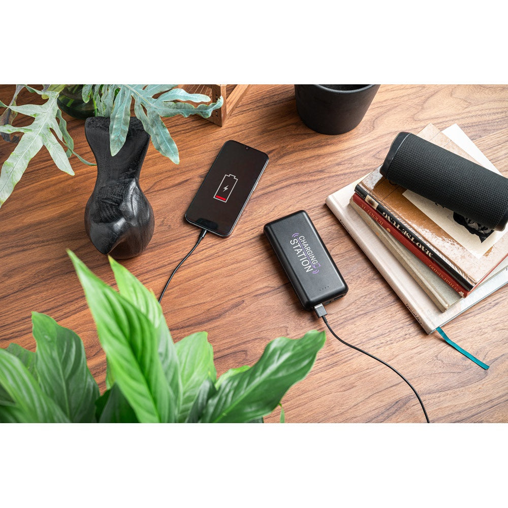 LEAKEY 20 promotional power bank with custom logo branding