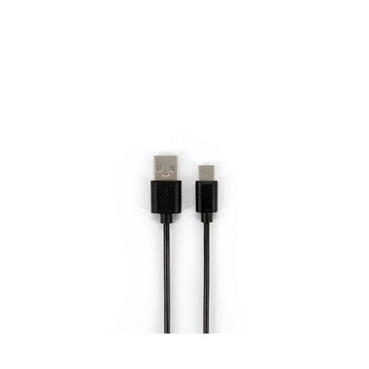WRIGHT 5 promotional power bank in black (detail view) with custom logo branding