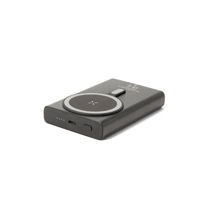 WRIGHT 10 promotional power bank in black with custom logo branding