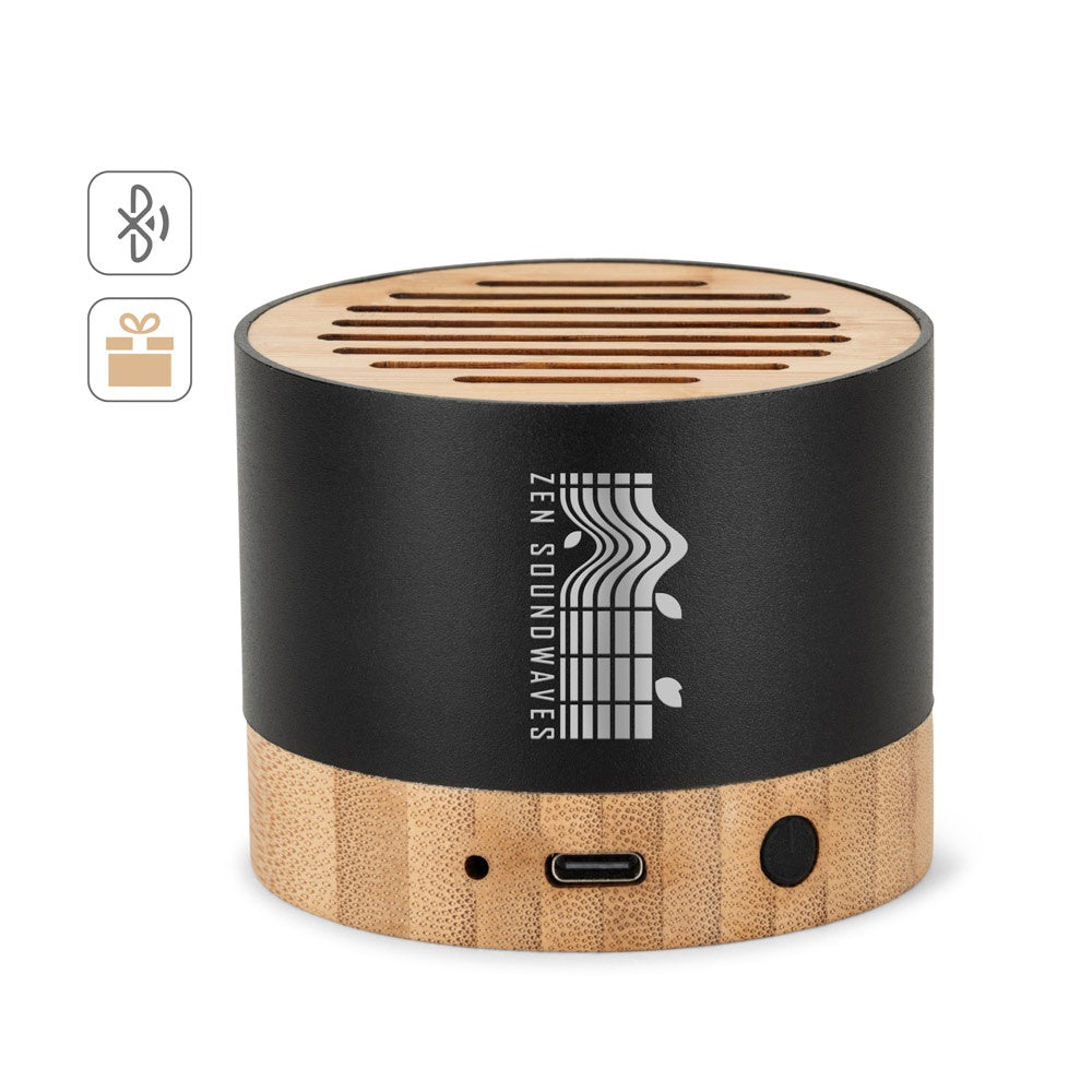 FERDINAND promotional speaker (complete set view) with custom logo branding