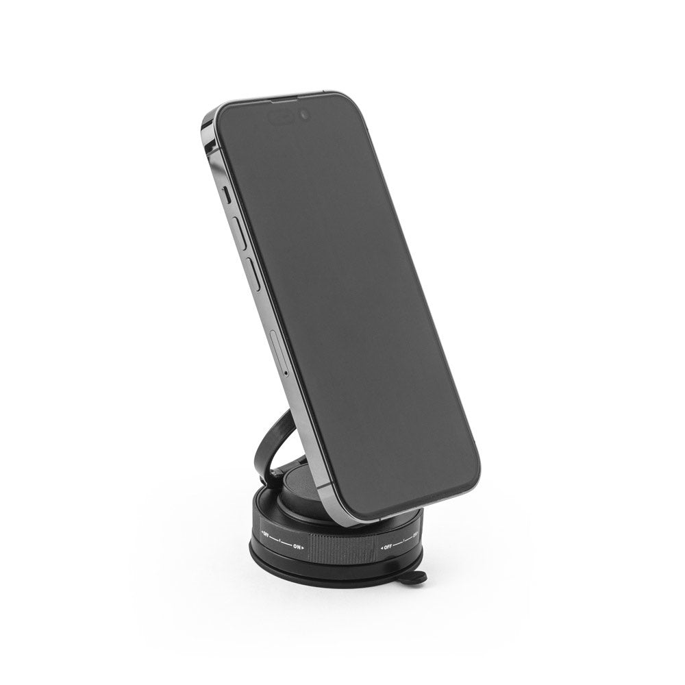 KEPLER promotional power bank in black (detail view) with custom logo branding