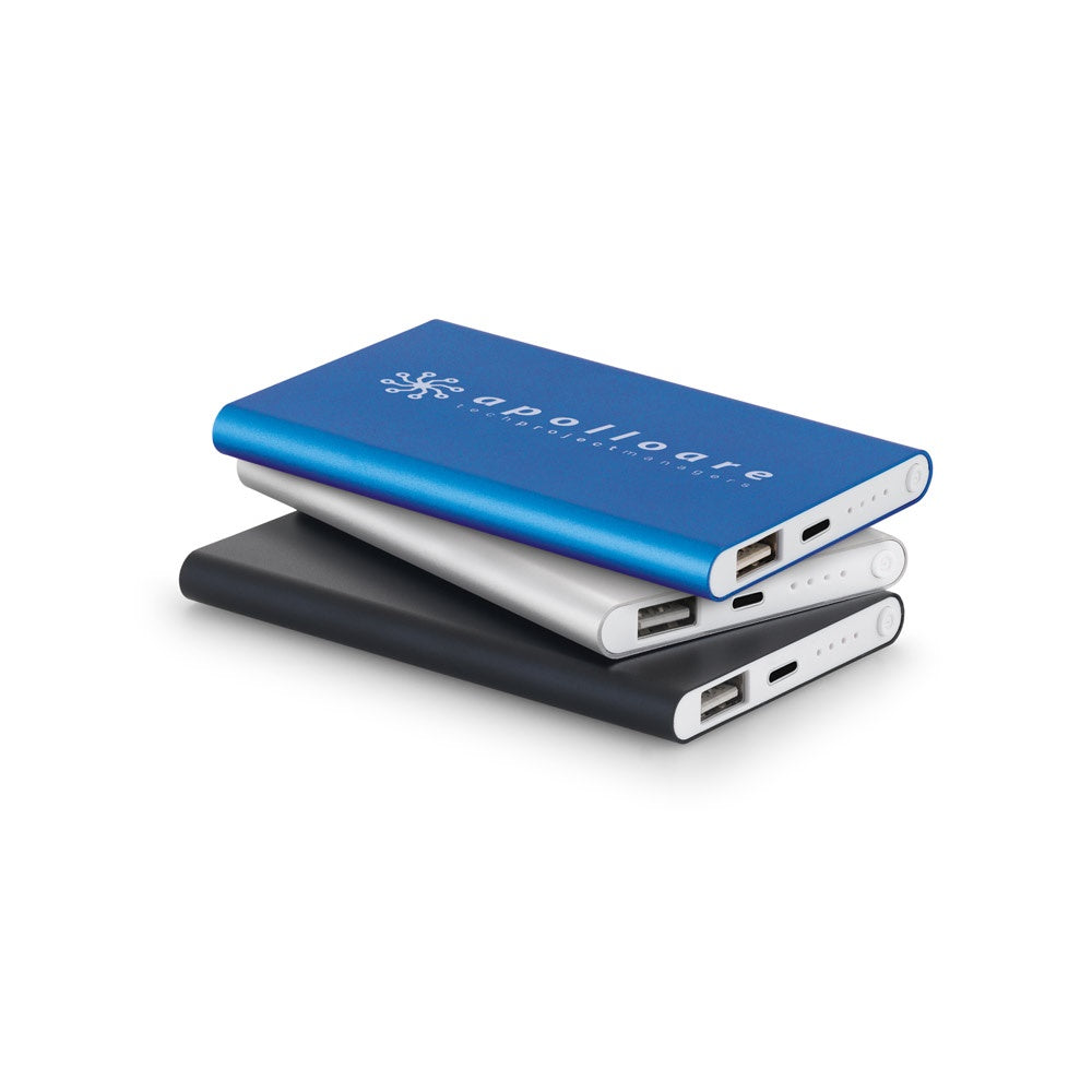 MARCET promotional power bank with custom logo branding