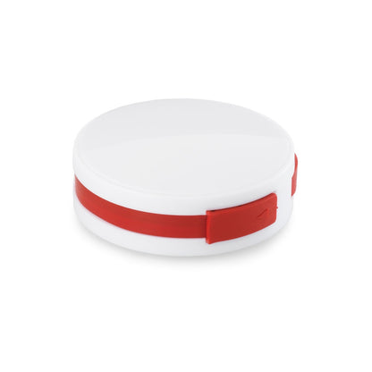 GARDNER promotional power bank in red with custom logo branding