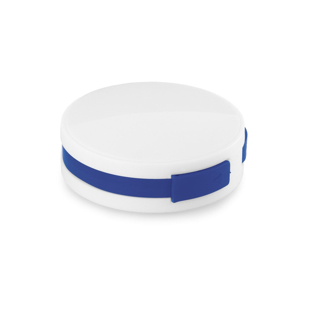 GARDNER promotional power bank in royal blue with custom logo branding