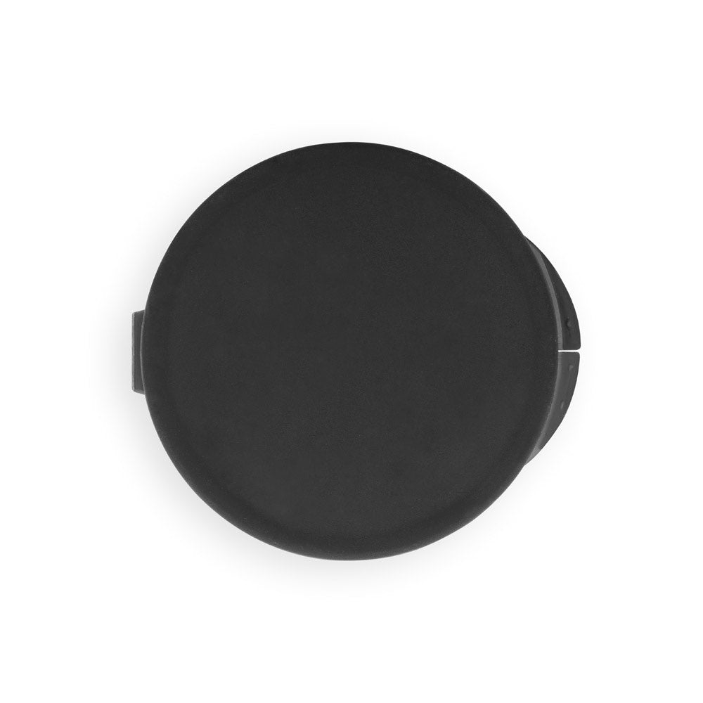 GERMAIN promotional headphones in black (detail view) with custom logo branding